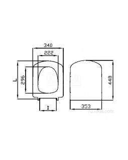 Крышка для чаши Roca Dama Senso ZRU9000040-foto2