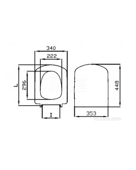 Крышка для чаши Roca Dama Senso ZRU9000040-foto2