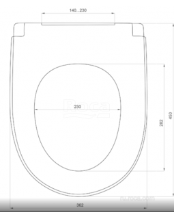 Крышка для чаши Roca Access дюропласт, Soft Close 801233001-foto4