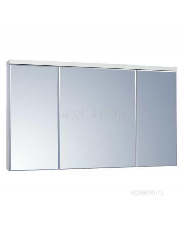 Зеркальный шкаф Aquaton Брук 120 белый 1A200802BC010 Зеркальный шкаф Aquaton Брук 120 белый 1A200802BC010