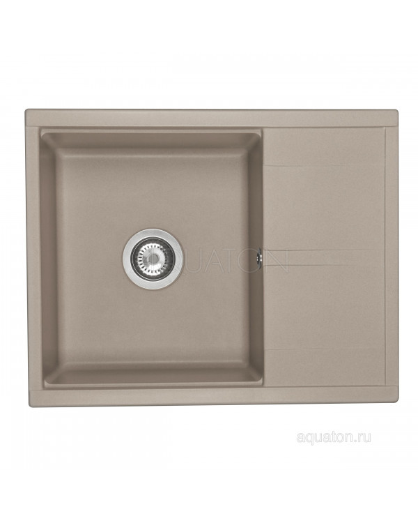Мойка для кухни Aquaton Делия 65 серый шёлк 1A718632DE250