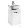 Тумба под раковину Roca The Gap 45 белый глянец ZRU9302880
