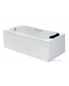 Акриловая ванна Roca BeCool 170x80 прямоугольная, с отверстиями для ручек, белая ZRU9302852-foto2