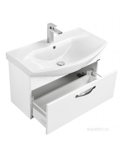 Тумба под раковину Aquaton Ария 80 подвесная белый 1A141701AA010-foto2