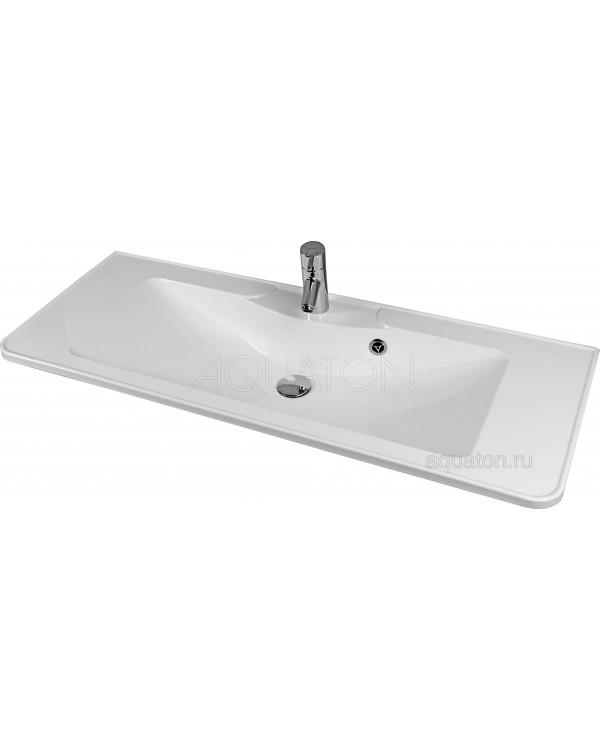 Прямоугольная раковина Aquaton Сиена 110 белая 1A704231SN010