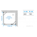 Душевое ограждение Aquaton Lax SQR R квадратное 80х80х200 1AX016SSXX000