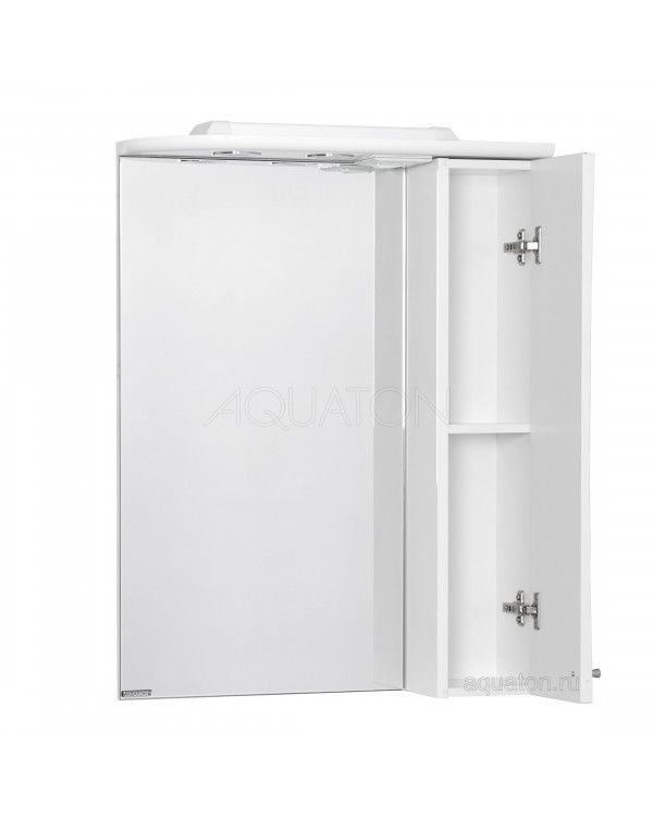 Зеркальный шкаф Aquaton Джимми 57 правый белый 1A034002DJ01R