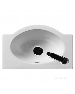 Полукруглая раковина Santek Форум 45 отверстие под смеситель слева 1WH110542-foto2