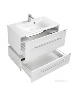 Тумба под раковину Aquaton Мадрид 80 М белый 1A126801MA010-foto2
