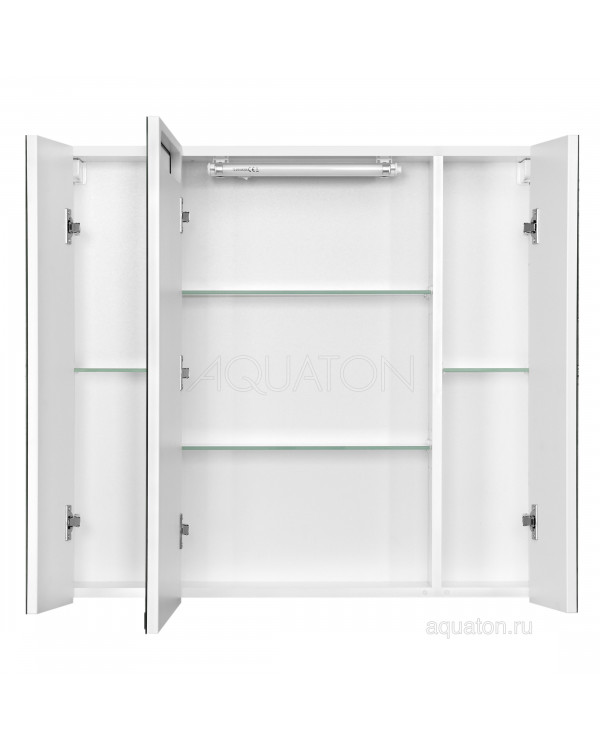 Зеркальный шкаф Aquaton Мадрид 80 М со светильником белый 1A175202MA010 Зеркальный шкаф Aquaton Мадрид 80 М со светильником белый 1A175202MA010