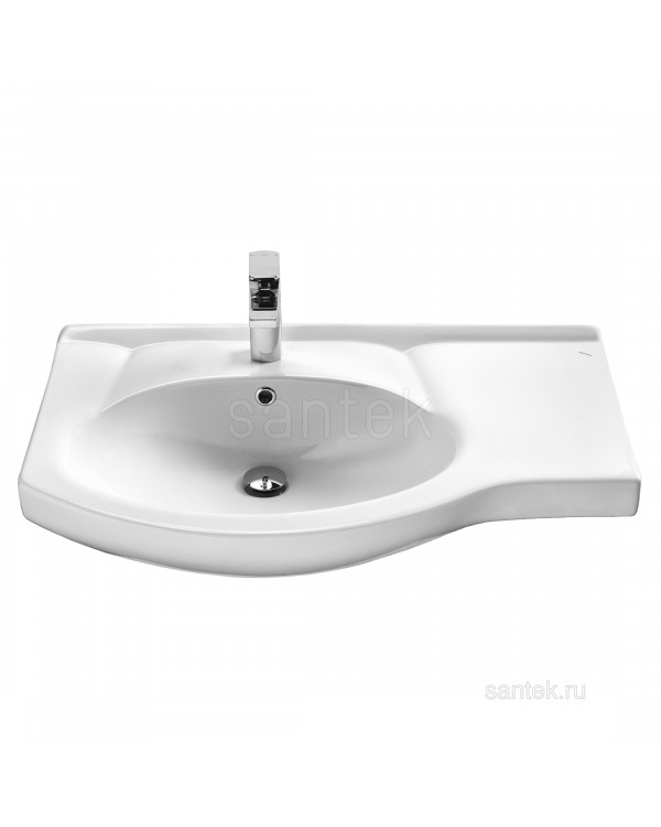 Раковина сложной формы Santek Коралл 83 1WH110228 с правым крылом