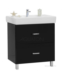 Тумба под раковину Aquaton Америна 80 Н черная 1A169401AM950