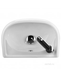 Полукруглая раковина Santek Бриз 40 отверстие под смеситель слева 1WH110442-foto2