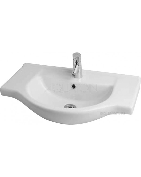 Полукруглая раковина Aquaton Аквалайн 75 1WH110237