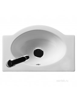 Полукруглая раковина Santek Форум 45 отверстие под смеситель справа 1WH110545-foto2