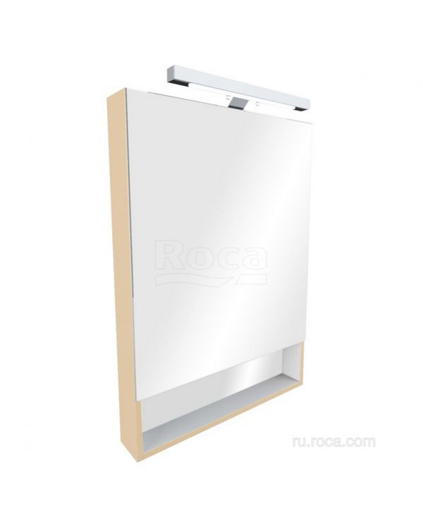 Зеркальный шкаф Roca The Gap 60 бежевый ZRU9302698 Зеркальный шкаф Roca The Gap 60 бежевый ZRU9302698