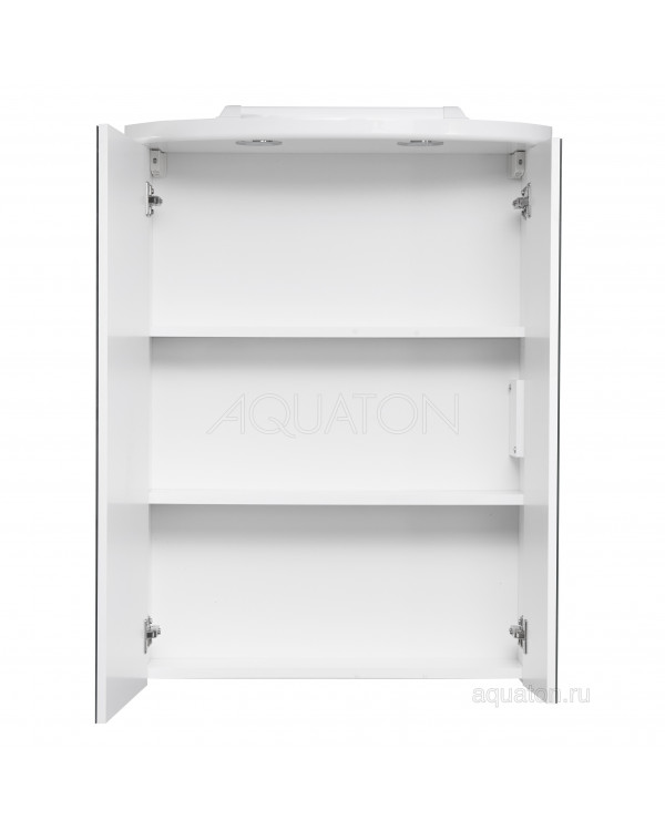 Зеркальный шкаф Aquaton Норма белый 1A002102NO010 Зеркальный шкаф Aquaton Норма белый 1A002102NO010