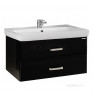 Тумба под раковину Aquaton Америна 80 черный 1A137701AM950