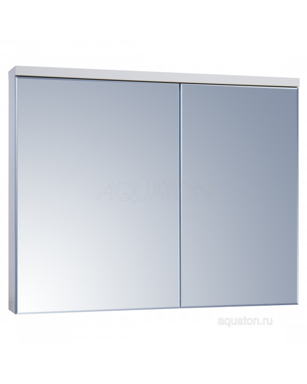 Зеркальный шкаф Aquaton Брук 100 белый 1A200702BC010 Зеркальный шкаф Aquaton Брук 100 белый 1A200702BC010