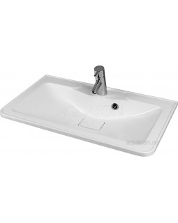 Прямоугольная раковина Aquaton Сиена М 75 белая 1A70613KSN010