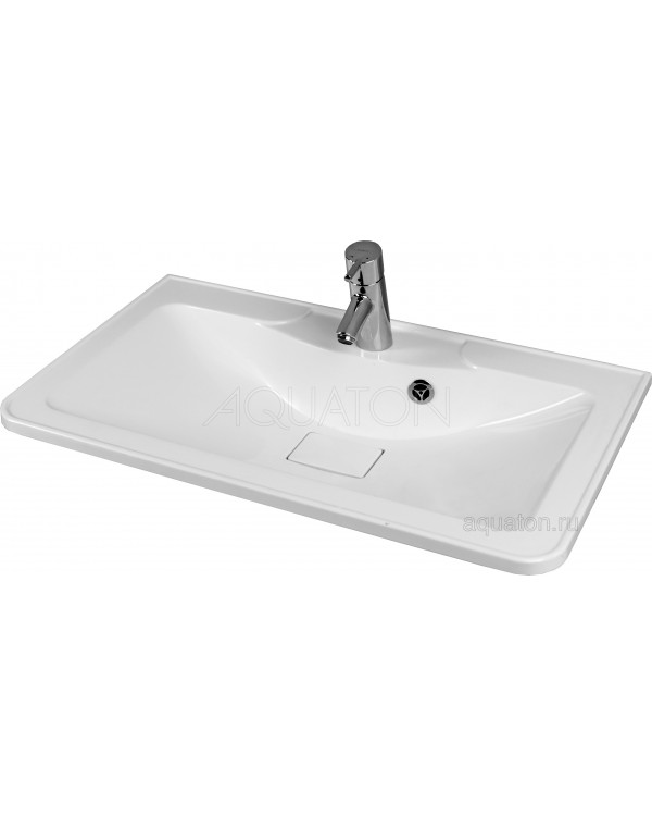 Прямоугольная раковина Aquaton Сиена М 75 белая 1A70613KSN010