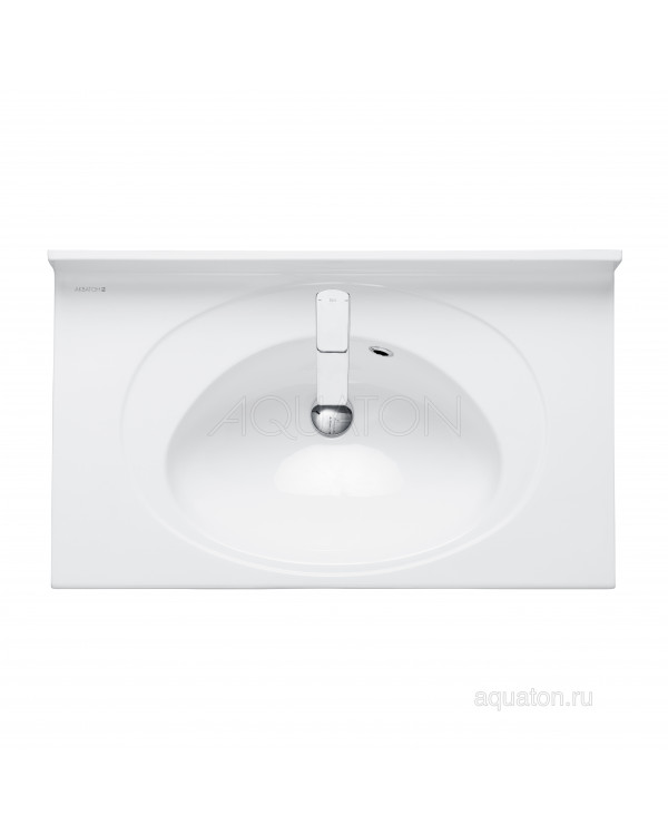 Раковина Aquaton Отель 3/80 белая с навесами 1A70063NOT010