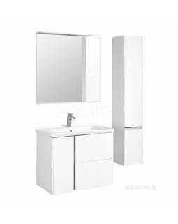 Зеркальный шкаф Aquaton Стоун 80 белый 1A228302SX010-foto2
