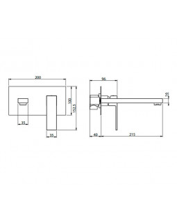 Смеситель для раковины, хром M&Z Lauren LRN04401-foto2
