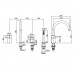 Смеситель для ванны M&Z MZ-Expo MZE02507