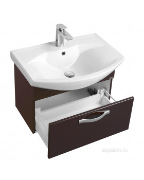 Тумба под раковину Aquaton Ария 65 темно-коричневая 1A134001AA430-foto2