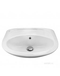 Полукруглая раковина Santek Бриз 40 без отверстия под смеситель 1WH110439-foto2