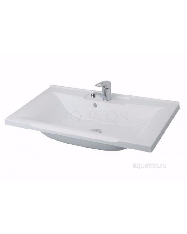 Прямоугольная раковина Aquaton Премьер 80 белая 1A702831PR010