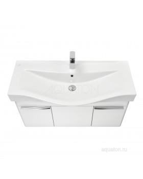 Тумба под раковину Aquaton Беверли 100 белый 1A236701BV010 Тумба под раковину Aquaton Беверли 100 белый 1A236701BV010