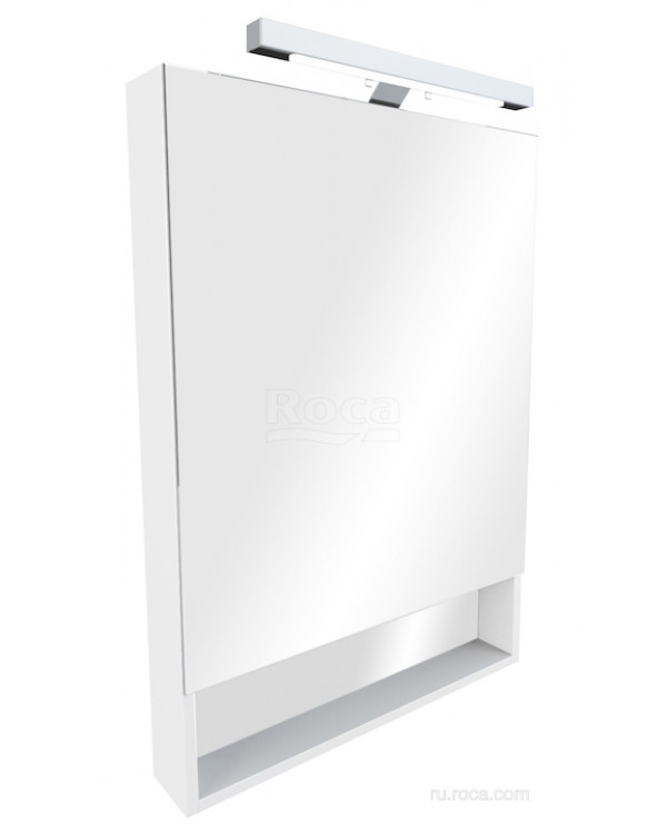 Зеркальный шкаф Roca The Gap 60 белый матовый ZRU9302748 Зеркальный шкаф Roca The Gap 60 белый матовый ZRU9302748