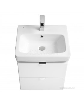 Тумба под раковину Aquaton Скай PRO 50 белый глянец 1A238001SY010