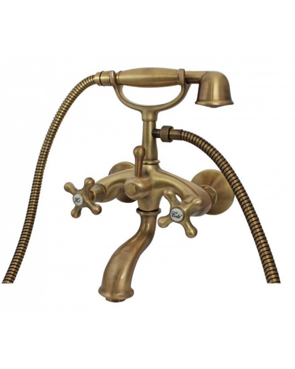 Смеситель для ванны с гарнитуром, бронза M&Z Epoca EPC00521