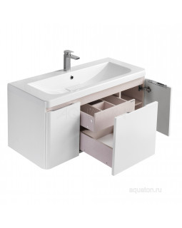 Тумба под раковину Aquaton Шерилл 105 белый 1A206301SH010-foto2