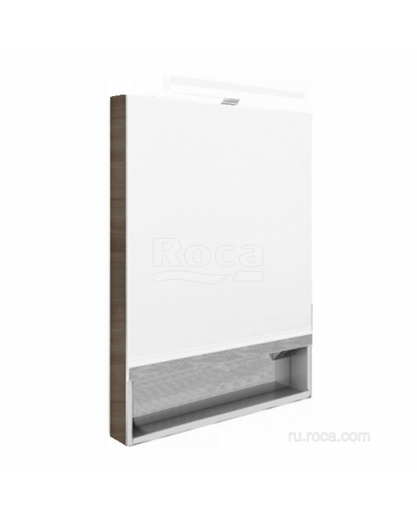 Зеркальный шкаф Roca The Gap 60 тиковое дерево ZRU9302844 Зеркальный шкаф Roca The Gap 60 тиковое дерево ZRU9302844