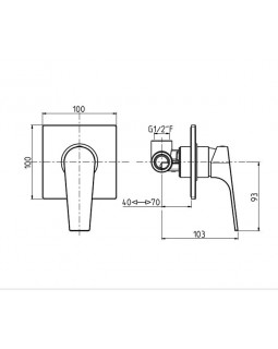 Смеситель для душа M&Z Marina MAR02700-foto2