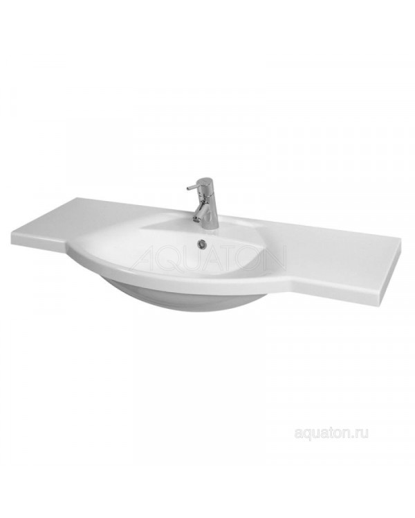 Прямоугольная раковина Aquaton Лацио 110 белая 1A701931LC010 Прямоугольная раковина Aquaton Лацио 110 белая 1A701931LC010