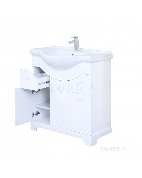 Тумба под раковину Aquaton Элен 85 белый 1A218701EN010