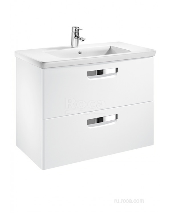 Тумба под раковину Roca The Gap 70 белый глянец ZRU9302878