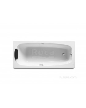 Акриловая ванна Roca Sureste 150х70 прямоугольная, с отверстиями для ручек, белая ZRU9302778-foto2
