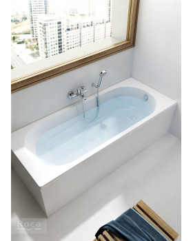 Акриловая ванна Roca Genova-N 150x75 прямоугольная белая ZRU9302894-foto4