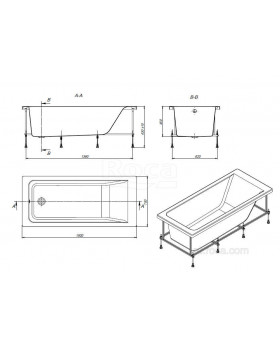 Акриловая ванна Roca Easy 170x75 прямоугольная белая ZRU9302899-foto5