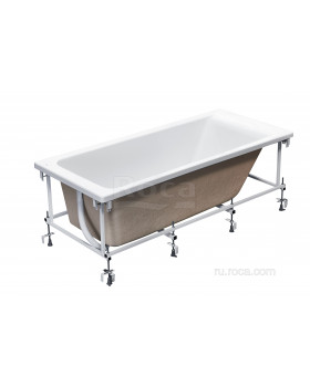 Акриловая ванна Roca Easy 180x80 прямоугольная белая 248618000-foto6