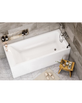 Акриловая ванна Roca Easy 180x80 прямоугольная белая 248618000-foto7
