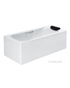 Акриловая ванна Roca BeCool 170x80 прямоугольная, с отверстиями для ручек, белая ZRU9302852-foto3